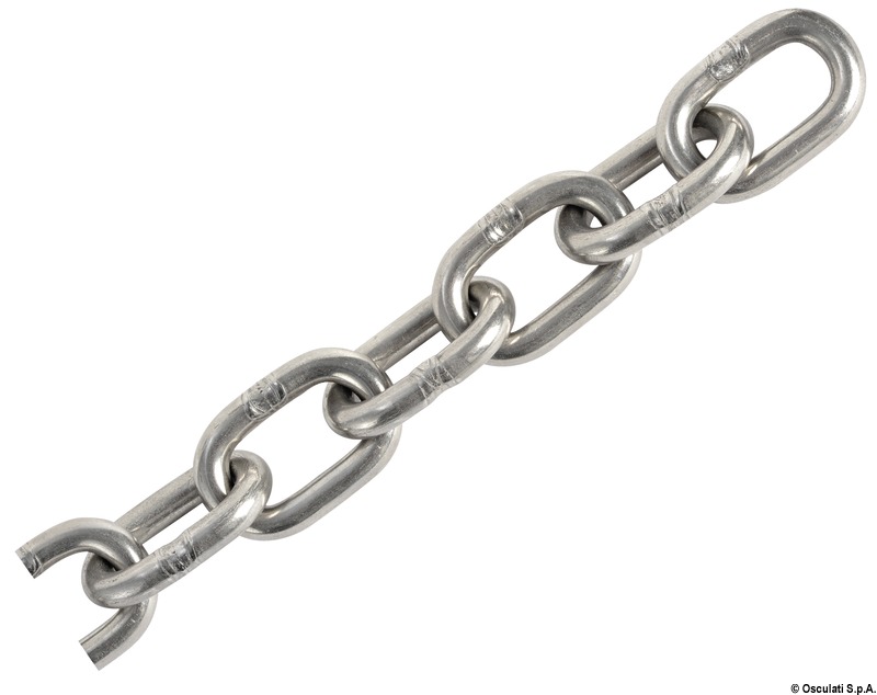 SS Genoese chain 10 mm x 50 m - Code 01.374.10-050 | Sailor Mall