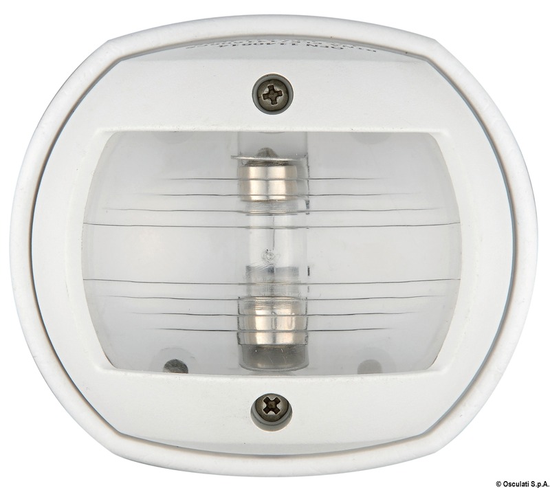Osculati Sphera II Watertight Black ABS Body White Stern LED Navigation Light 2W 