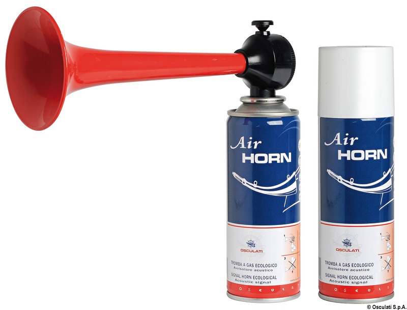 Super gas horn bottle 200 ml + long horn - Code 21.459.00