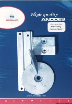 F60 Outboard Engines New Dealer Direct F40 Mercury Zinc Anode Kit for F30 